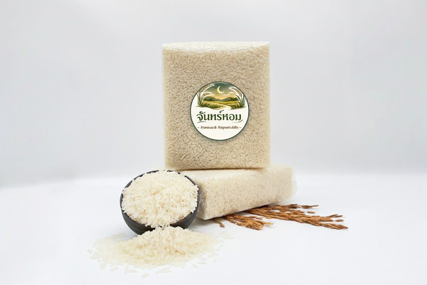 ข้าวหอมมะลิ จันทร์หอม 1 กก.