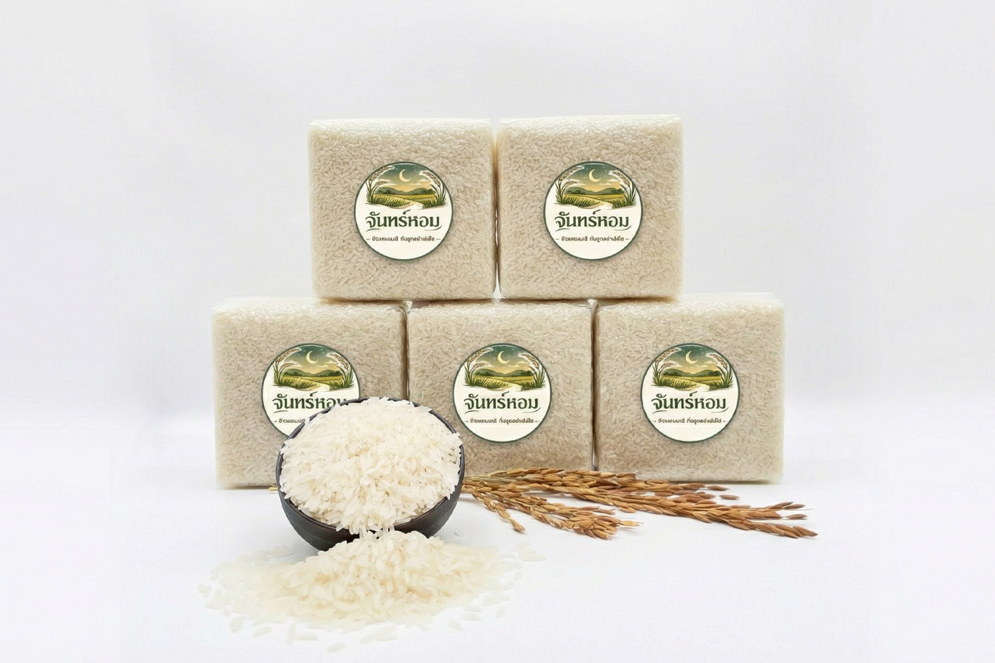 ข้าวหอมมะลิ จันทร์หอม 5 กก.